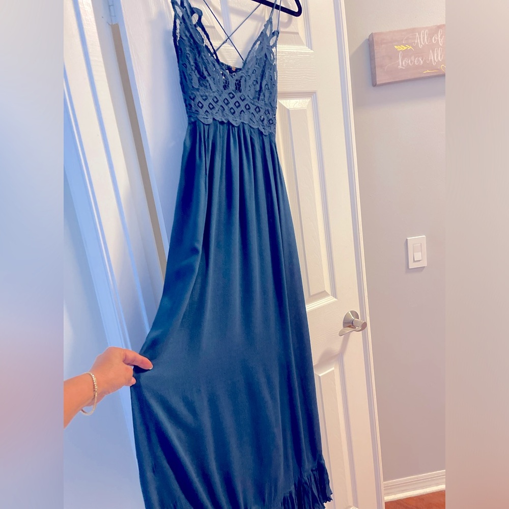 FP Adella Maxi Slip Dress in size XSmall Tp - Picture 5 of 9